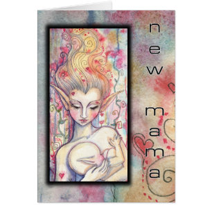 Neue Mama-Karte Fantasy-Kunst von Molly Harrison