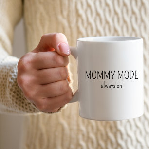 Neue Mama Mami-Modus Lustige Typografie Kaffee Kaffeetasse
