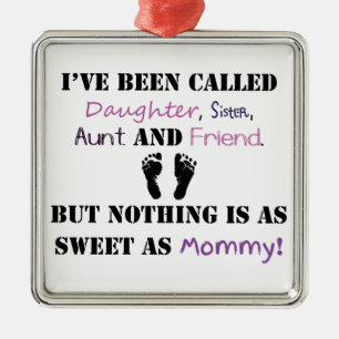 Neue Mama Ornament Aus Metall