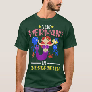 Neue Meerjungfrau in Kindergarten für eine Meerjun T-Shirt