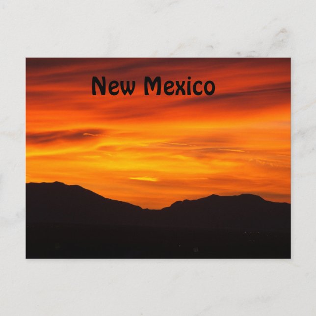 Neue mexico Postkarte (Vorderseite)