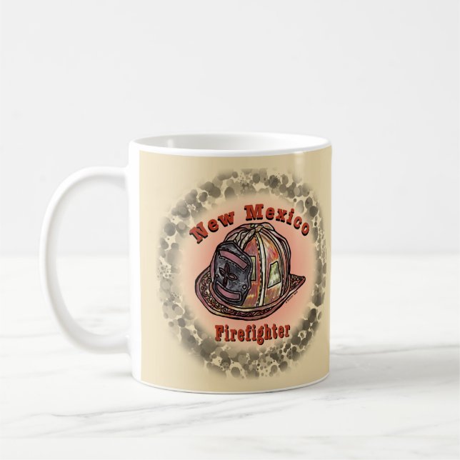 Neue mexikanische Feuerwehr-Tasse Kaffeetasse (Links)