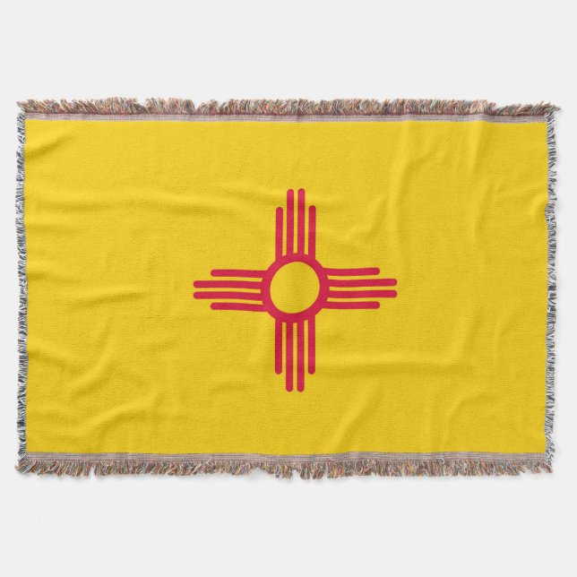 Neue mexikanische Staatsflagge Print Patriotic Decke (Vorderseite)