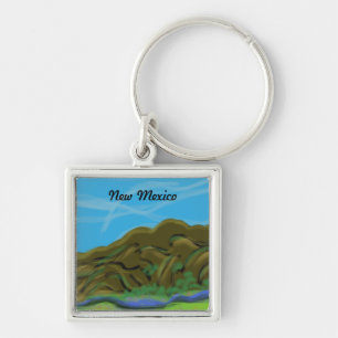 Neue Mexiko-Berge Schlüsselkette Schlüsselanhänger