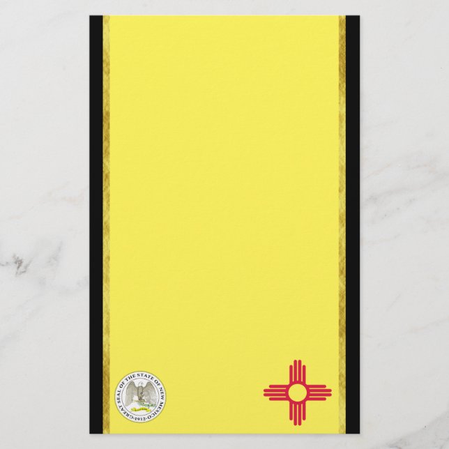 Neue Mexiko-Flagge Briefpapier (Vorderseite)
