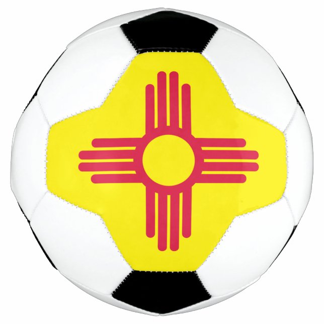 Neue Mexiko-Flagge Fußball (Vorderseite)