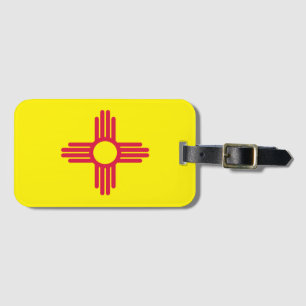 Neue Mexiko-Flagge Gepäckanhänger