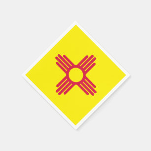 Neue Mexiko-Flagge Serviette