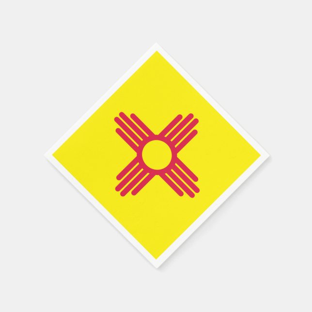 Neue Mexiko-Flagge Serviette (Ecke)