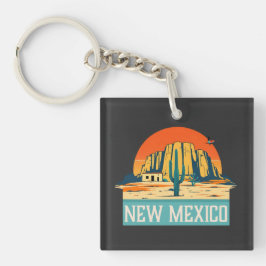 Neue Mexiko-USA Schlüsselanhänger