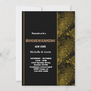 Neue moderne Herbst-Housewarming-Party im neuen Zu Einladung