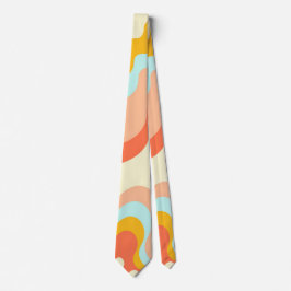 Neue moderne Wavy Peach Swag Neck Tie Krawatte