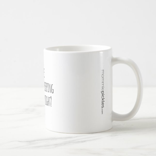 Neue Mommie Sleepless Nachtlustige Tasse (Rechts)