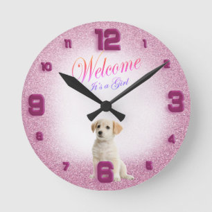 Neue Mutter Baby Dusche Geschenk Baby Runde Wanduhr