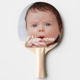 Neue Mütter benutzerdefiniertes Baby-Foto Tischtennis Schläger