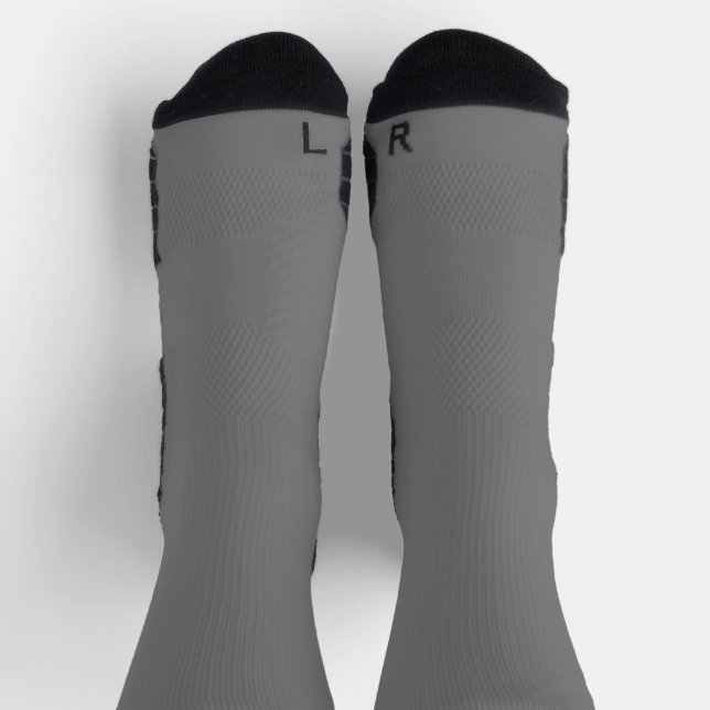 Neue Neuankömmlinge mischen und passen auf Schwarz Socken (Oben)