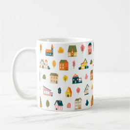 Neue Niedliche Wohnhäuser Kaffeetasse