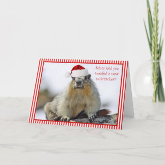 Neue Nussknacker-Weihnachtskarte Feiertagskarte