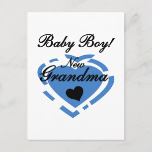 Neue Oma Baby Boy Tshirts und Geschenke Postkarte