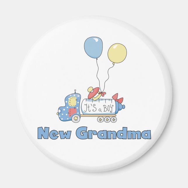 Neue Oma für junge Lkw-Hemden und Geschenke Magnet (Vorne)