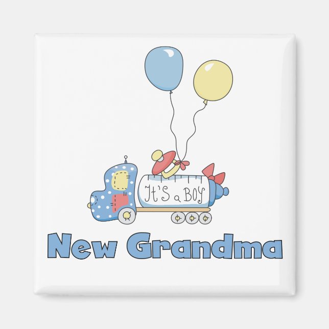 Neue Oma für junge Lkw-Hemden und Geschenke Magnet (Vorne)