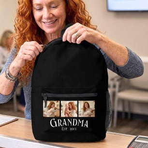 Neue Oma Gegründetes Jahr Benutzerdefinierter Name Bedruckter Rucksack