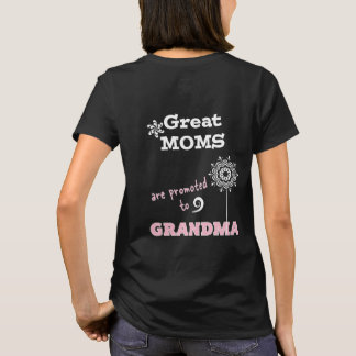 Neue Oma T-Shirts Tolle Mom zur Oma befördert