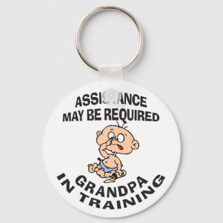 Neue Opa in der Ausbildung Geschenk Schlüsselanhänger