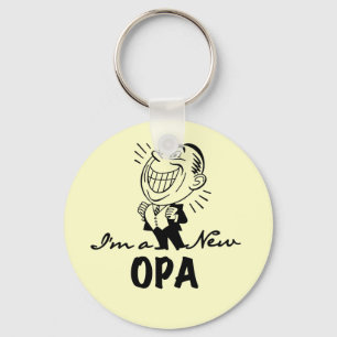 Neue Opa-T - Shirt und Geschenke lächeln Schlüsselanhänger
