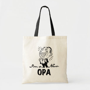 Neue Opa-T - Shirt und Geschenke lächeln Tragetasche