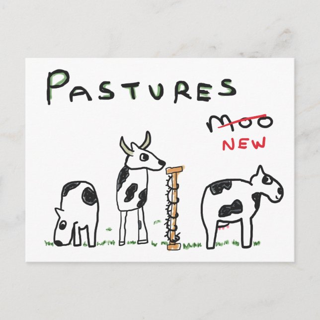 Neue Pasta machen Postkarte (Vorderseite)