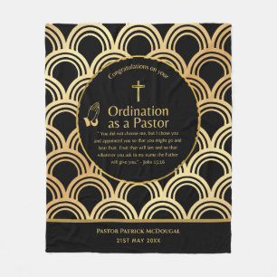 NEUE PASTOR-Ordination - Neuer, benutzerdefinierte Fleecedecke