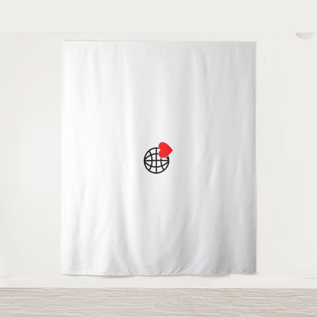 Neue personalisierbare Text-Logo-Sammlung Wandteppich (Vorderseite)