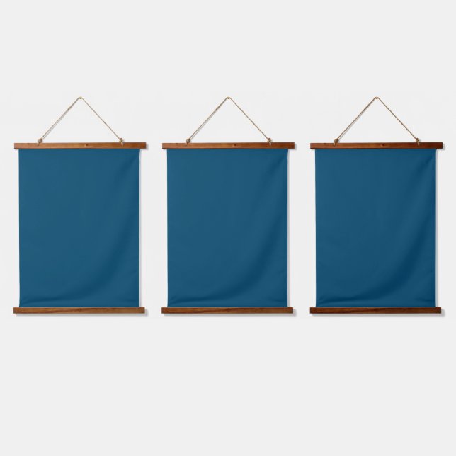 Neue personalisierbare Text-Logo-Wandtapete aus Ho Wandteppich Mit Holzrahmen (Dreifach)