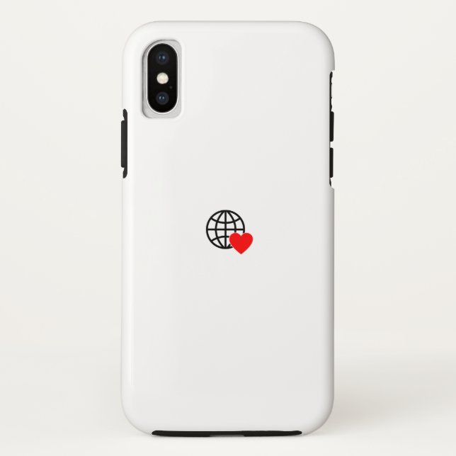 Neue personalize Text Logo Case Mate Tough Apple i (Rückseite)