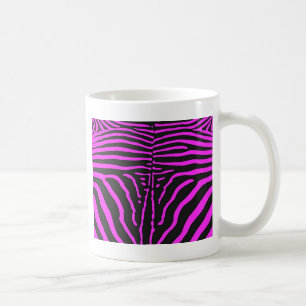 Neue Pink Black Zebra Print Accessoires - individu Kaffeetasse