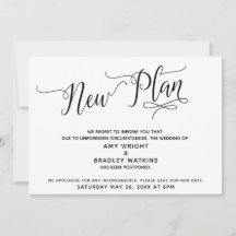 Neue Planung verschiebt Hochzeitsankündigung