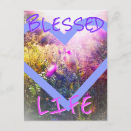 Neue Postkarte für gesegnetes Leben