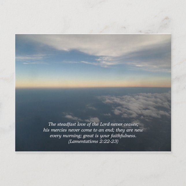 Neue Postkarte jeden Morgen (Vorderseite)