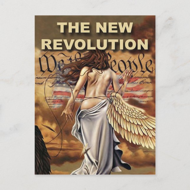 Neue Postkarten für die amerikanische Revolution (Vorderseite)