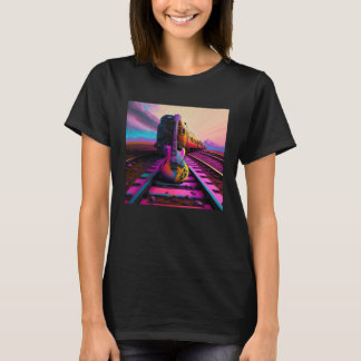 Neue Psychedelia Psychedelischer Gitarrenzug T-Shirt