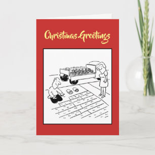 Neue Rasenverlegungsfirma Weihnachtskarte Feiertagskarte
