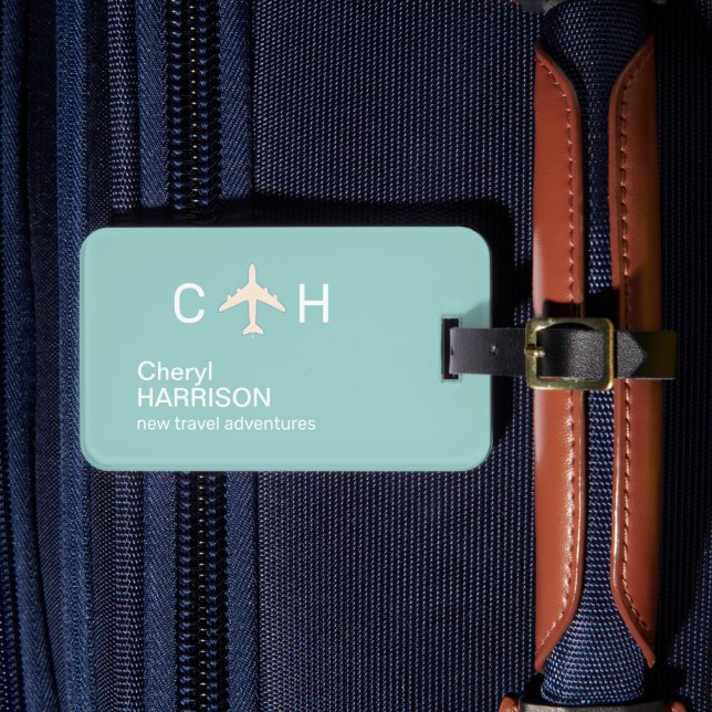 Neue Reiseabenteuer Gepäckanhänger (Vorderseite Insitu 4)