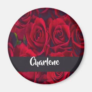 Neue rote Rosen Magnet