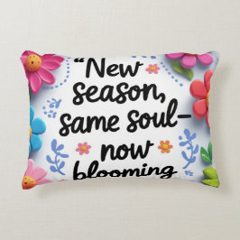Neue Saison, gleiches Soul - Stil blühen Dekokissen