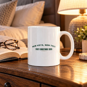 Neue Schlüssel, Neuer Baum, Erstes Weihnachten 202 Kaffeetasse