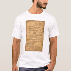 Neue Schnittkarte des Staat von Illinois T-Shirt