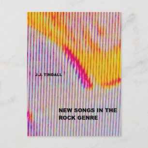 Neue Songs in der Rock Genre Postcard Postkarte
