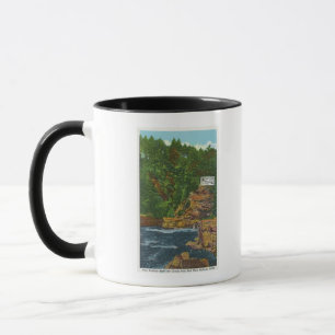 Neue Staat Hwy Brücken-Ansicht von Ausable Abgrun Tasse