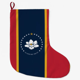 Neue Staatsflagge in Mississipi Großer Weihnachtsstrumpf